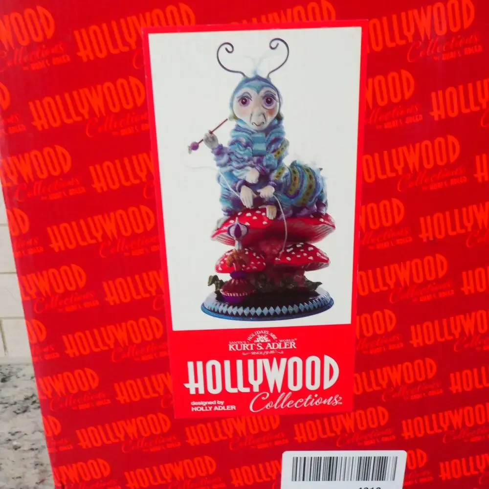 NEW Kurt Adler 15-inch Hollywood Caterpillar Nutcracker Alice in Wonderland - Picture 14 of 16